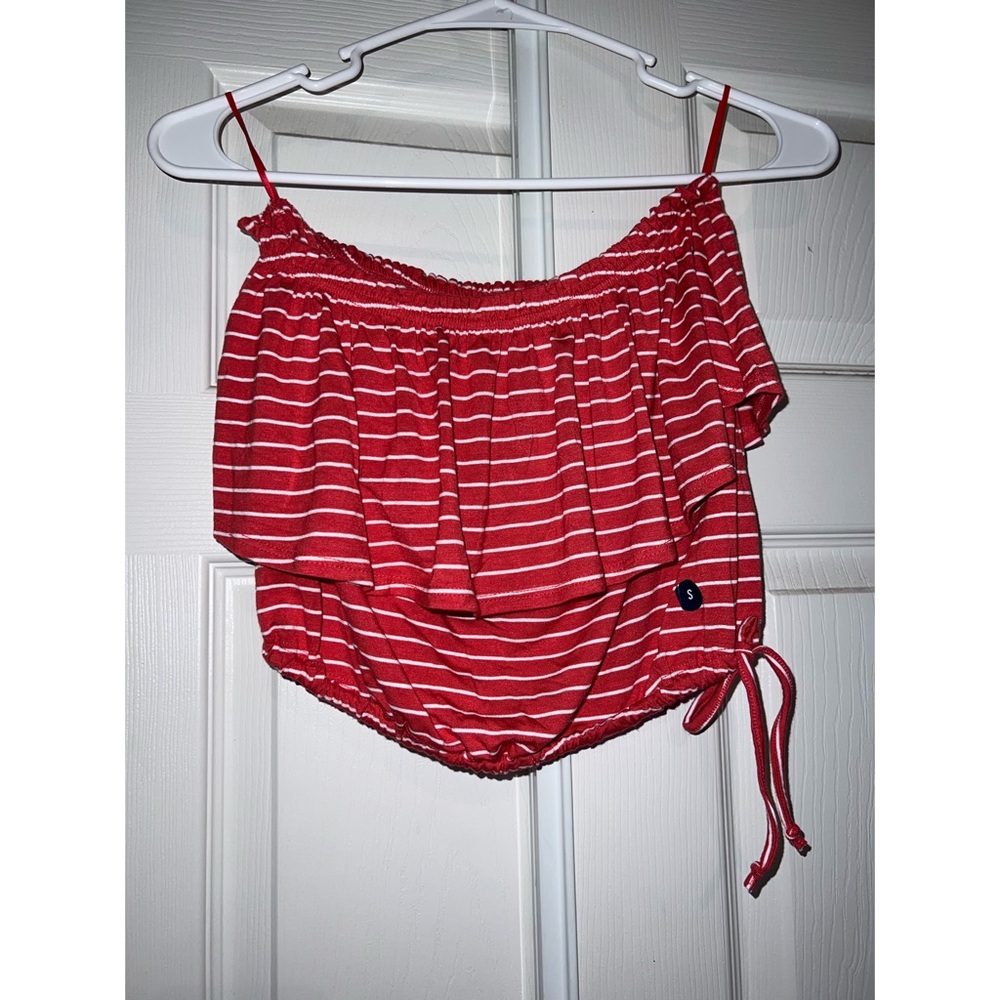Abercrombie & Fitch Striped Strapless Tube Top, Size Small.